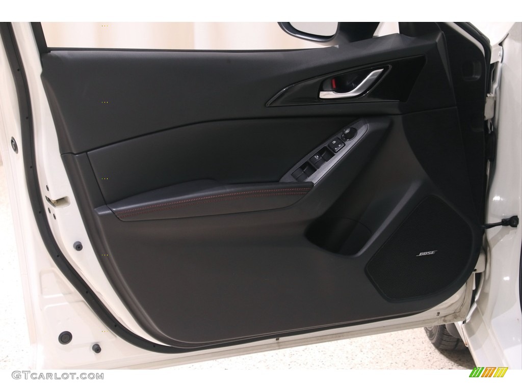 2015 Mazda MAZDA3 s Grand Touring 4 Door Black Door Panel Photo #138871596