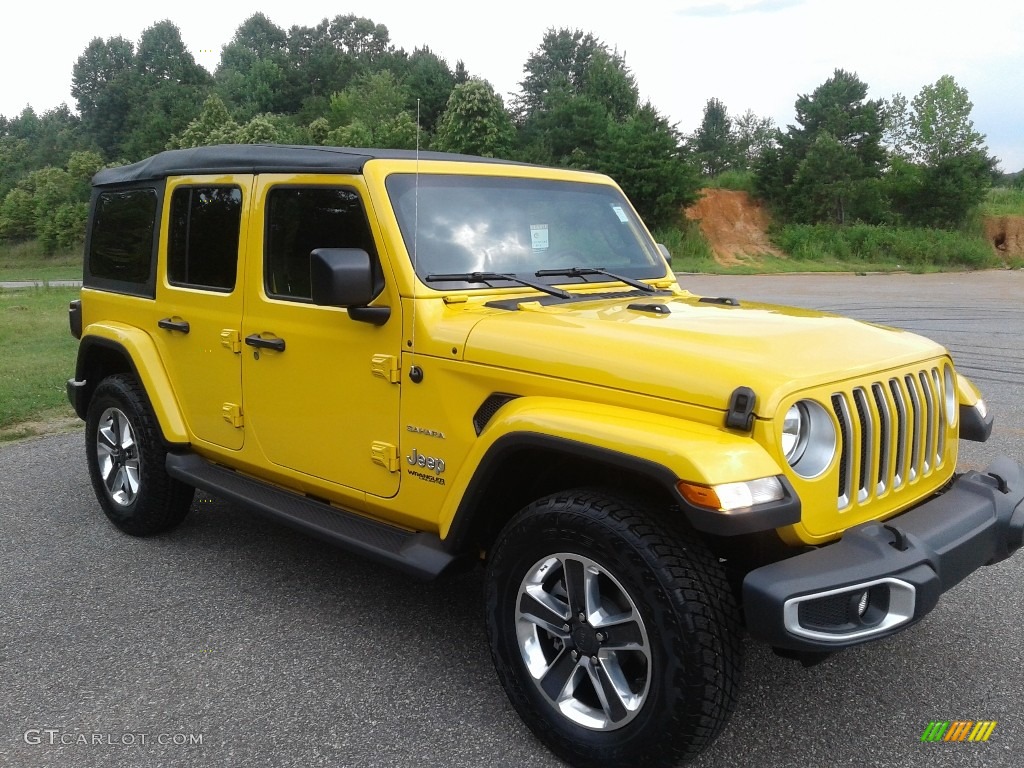 Hellayella 2020 Jeep Wrangler Unlimited Sahara 4x4 Exterior Photo #138872126