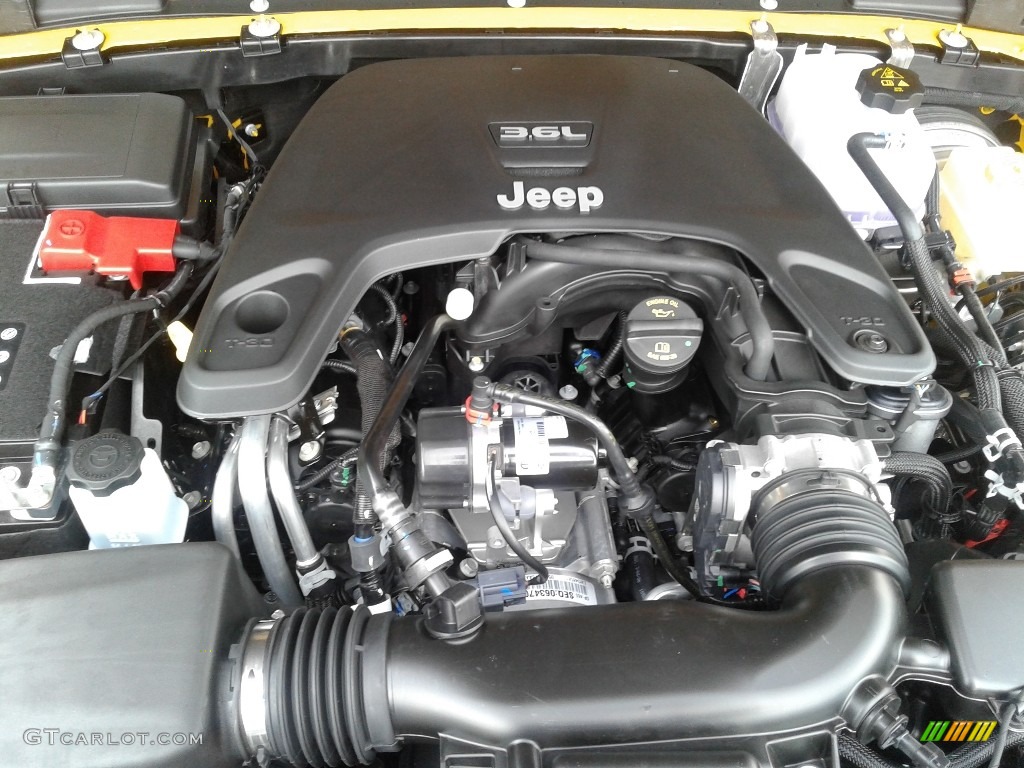 2020 Jeep Wrangler Unlimited Sahara 4x4 3.6 Liter DOHC 24-Valve VVT V6 Engine Photo #138872297