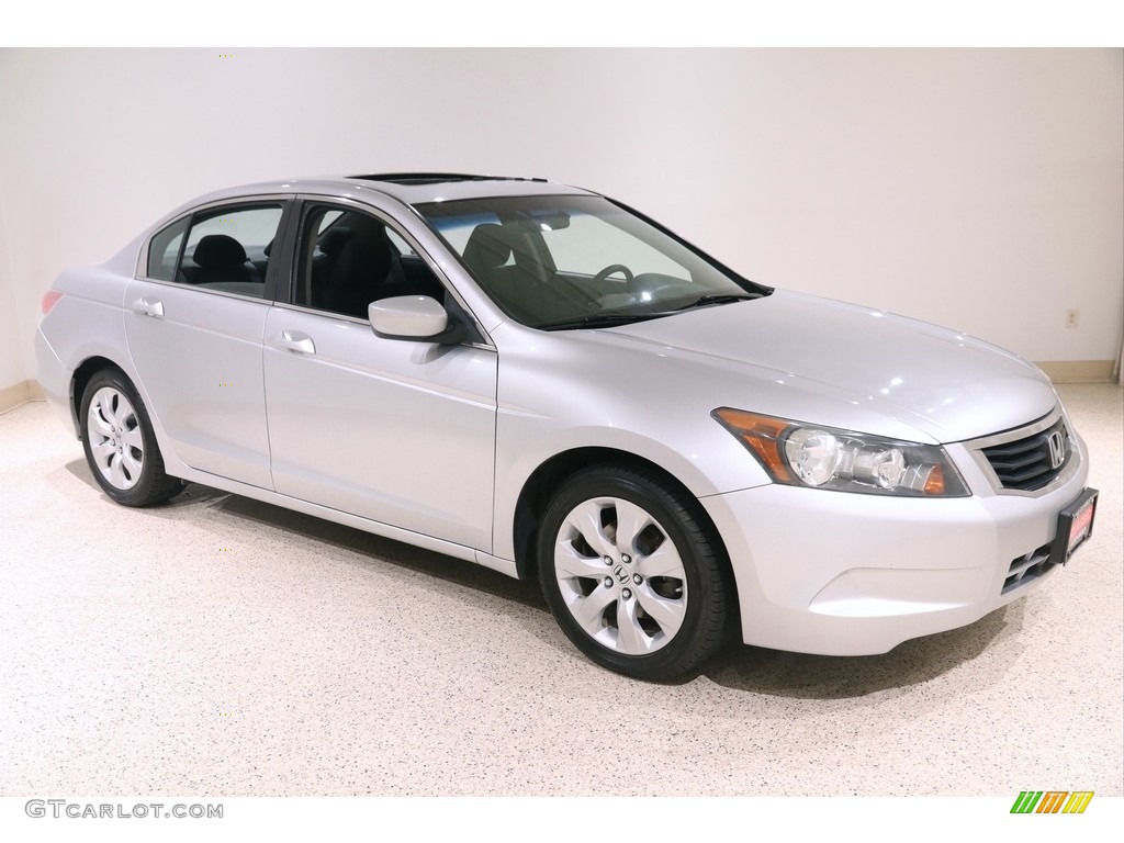 2009 Accord EX Sedan - Alabaster Silver Metallic / Black photo #1