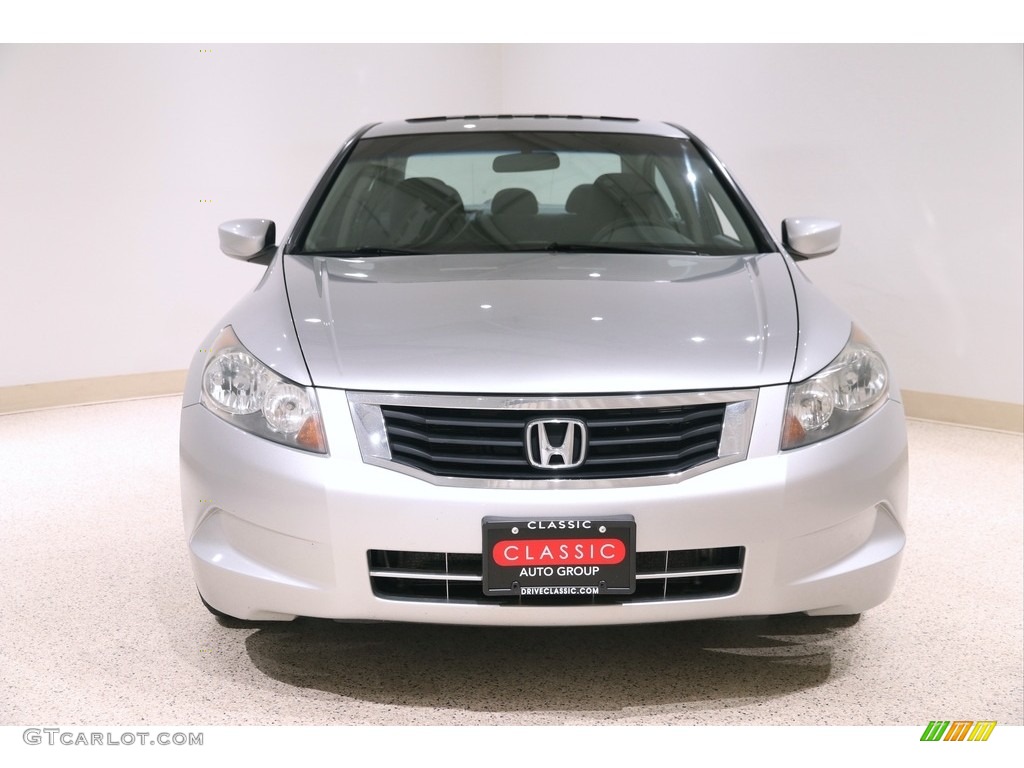 2009 Accord EX Sedan - Alabaster Silver Metallic / Black photo #2