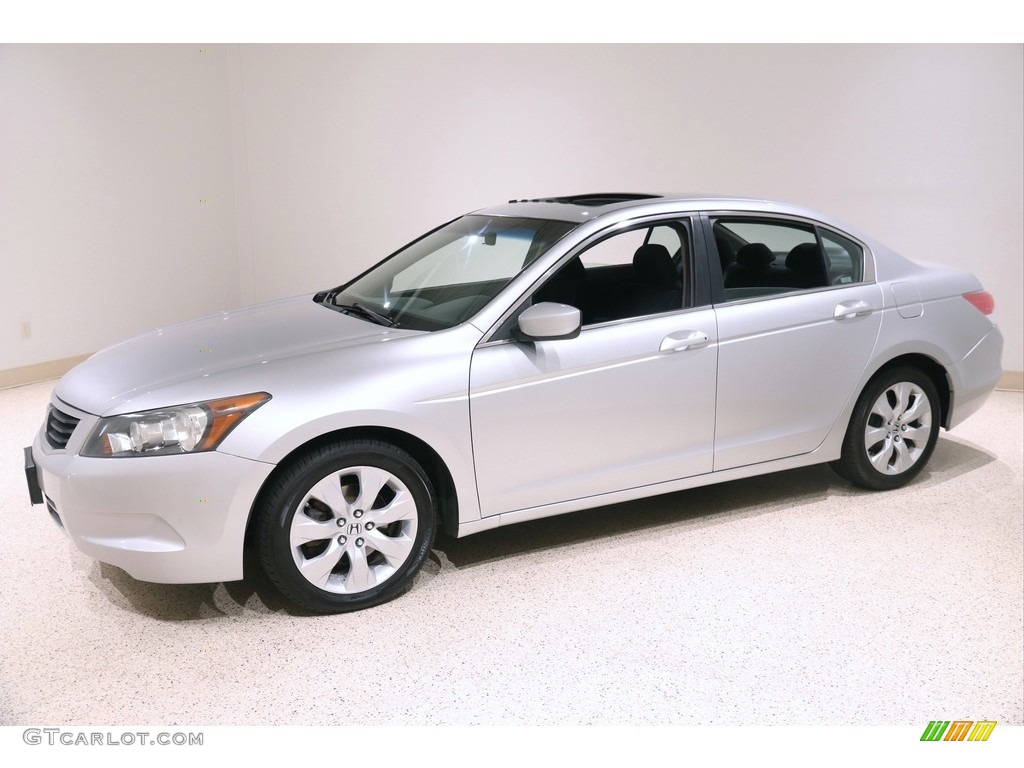 2009 Accord EX Sedan - Alabaster Silver Metallic / Black photo #3