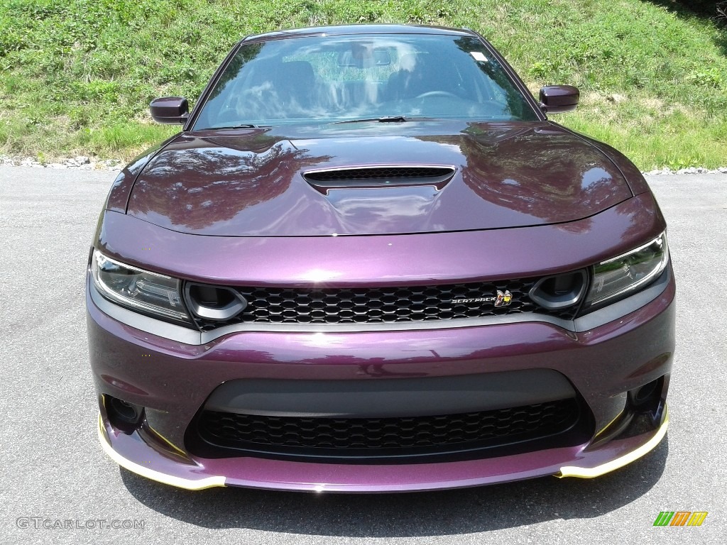2020 Charger Scat Pack - Hellraisin / Black photo #3