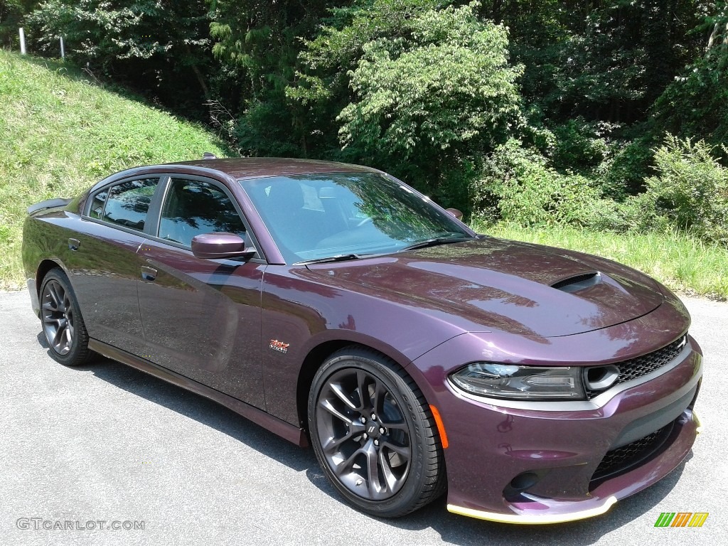 2020 Charger Scat Pack - Hellraisin / Black photo #4