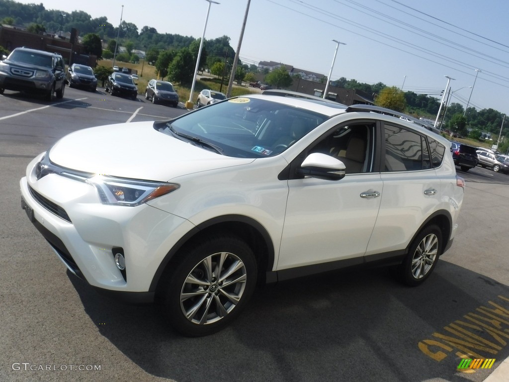 2016 RAV4 Limited - Blizzard Pearl / Nutmeg photo #5