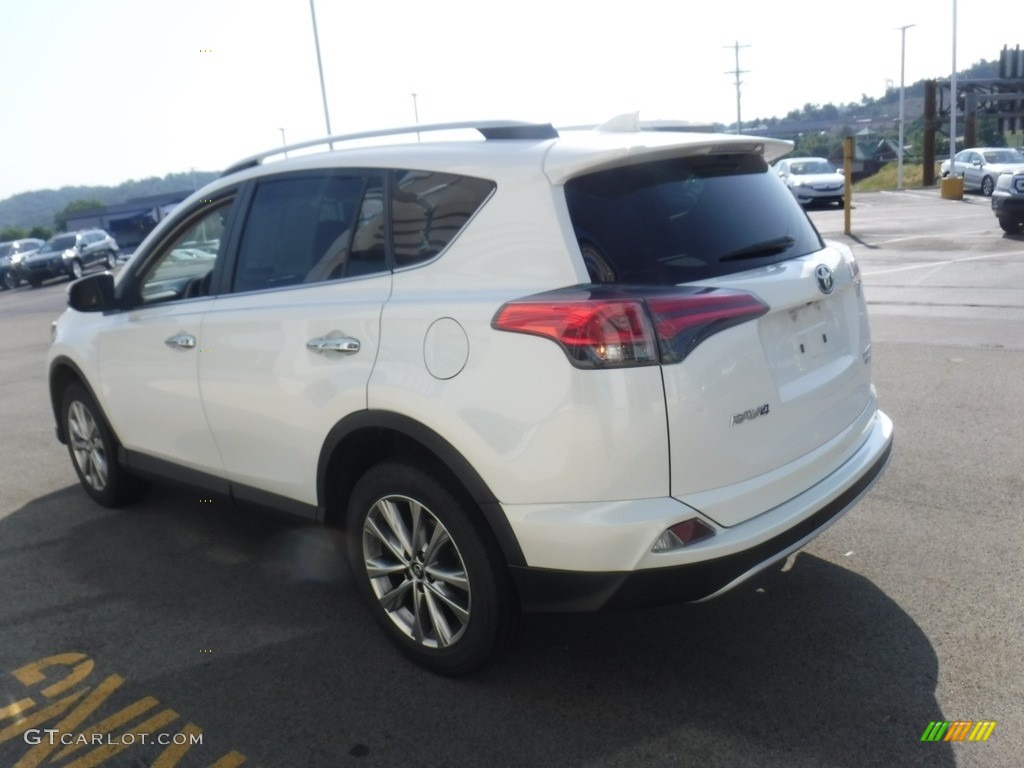 2016 RAV4 Limited - Blizzard Pearl / Nutmeg photo #6