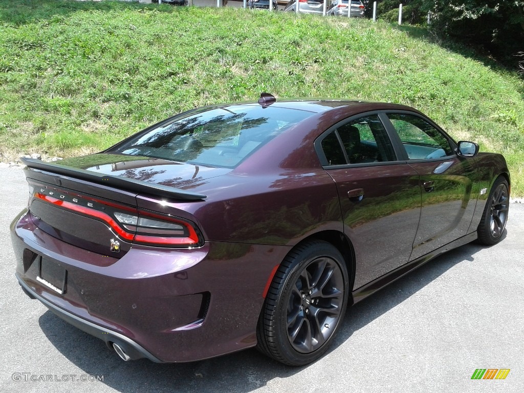 2020 Charger Scat Pack - Hellraisin / Black photo #6