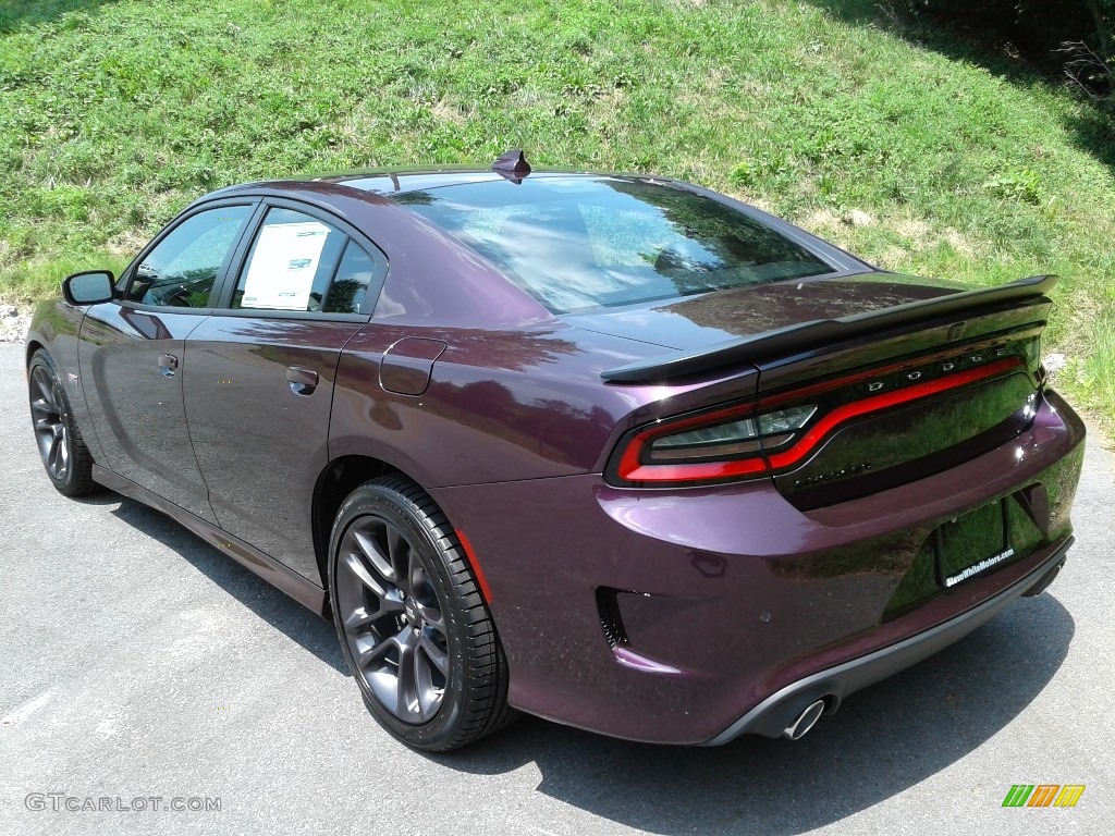 2020 Charger Scat Pack - Hellraisin / Black photo #8
