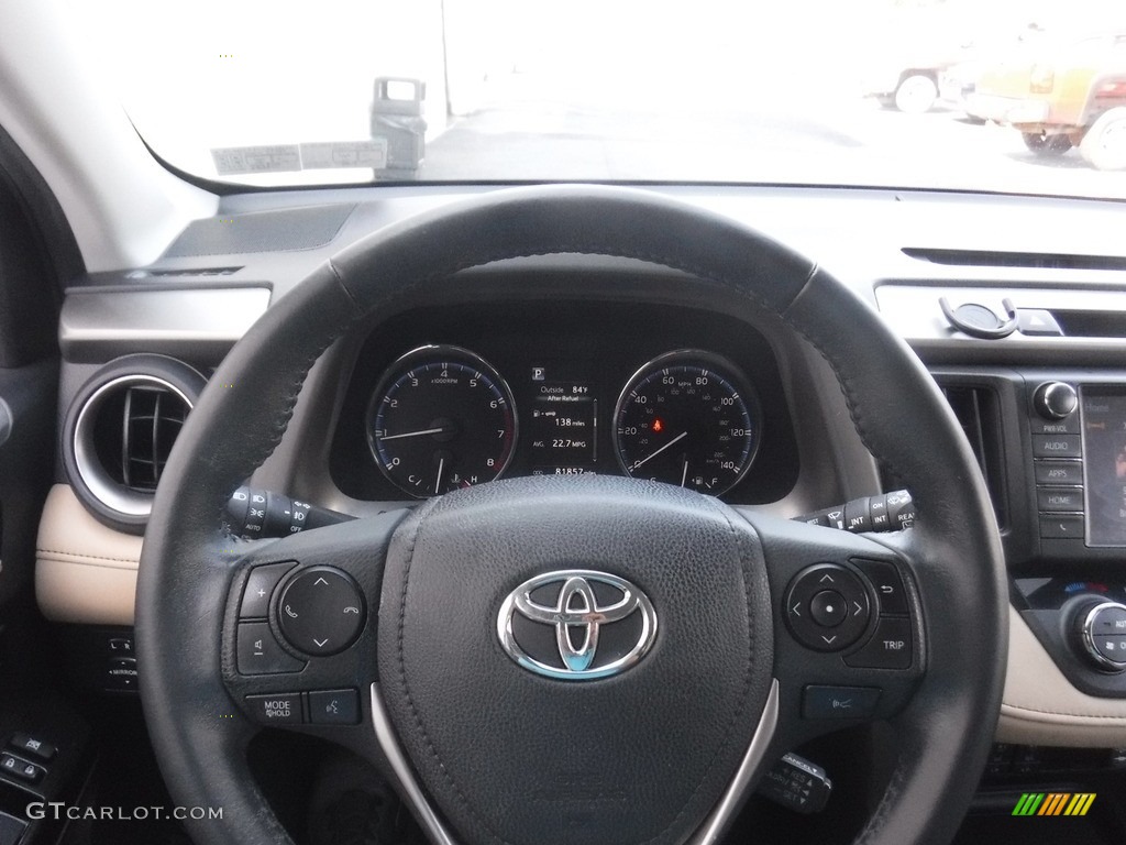 2016 RAV4 Limited - Blizzard Pearl / Nutmeg photo #22