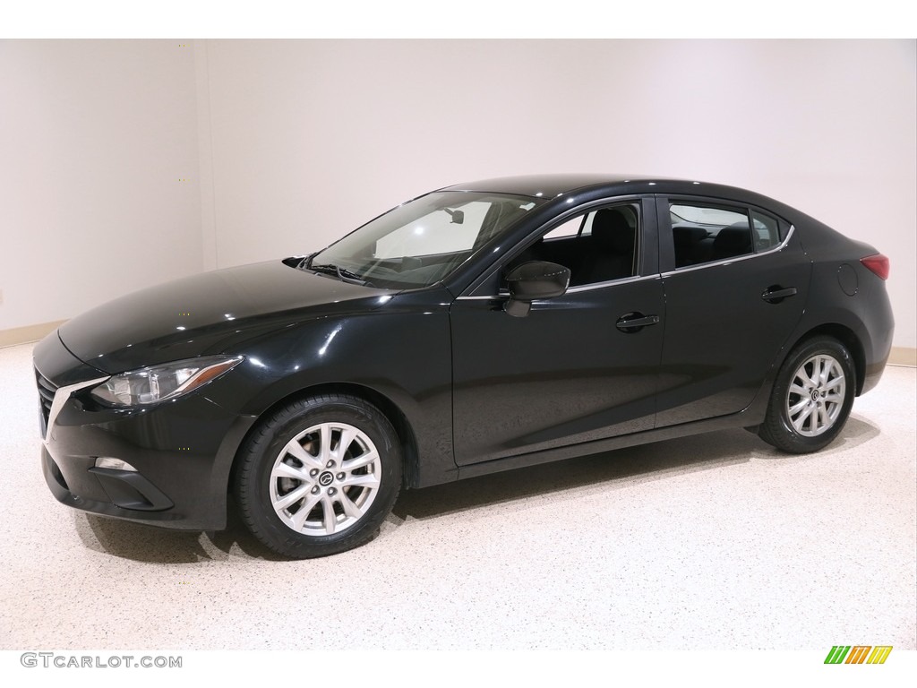 Jet Black Mica 2016 Mazda MAZDA3 i Sport 4 Door Exterior Photo #138874271