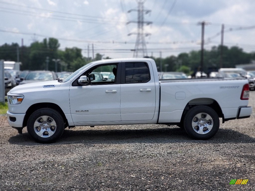 2020 1500 Big Horn Quad Cab 4x4 - Bright White / Black photo #3