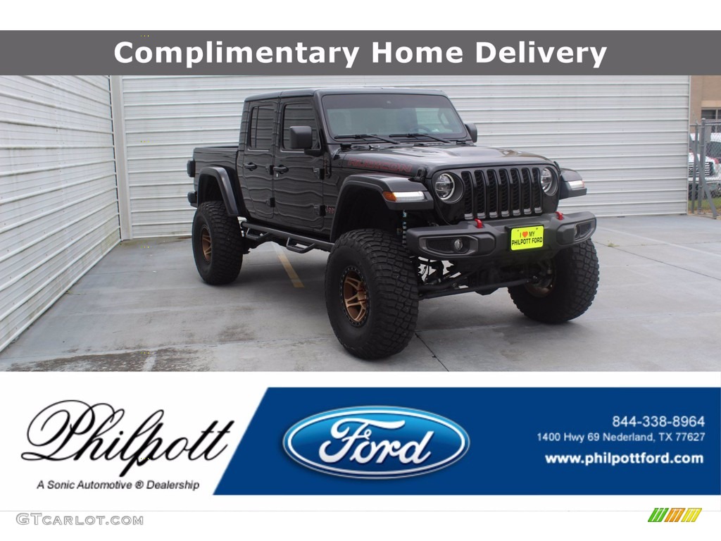 2020 Gladiator Rubicon 4x4 - Black / Black photo #1