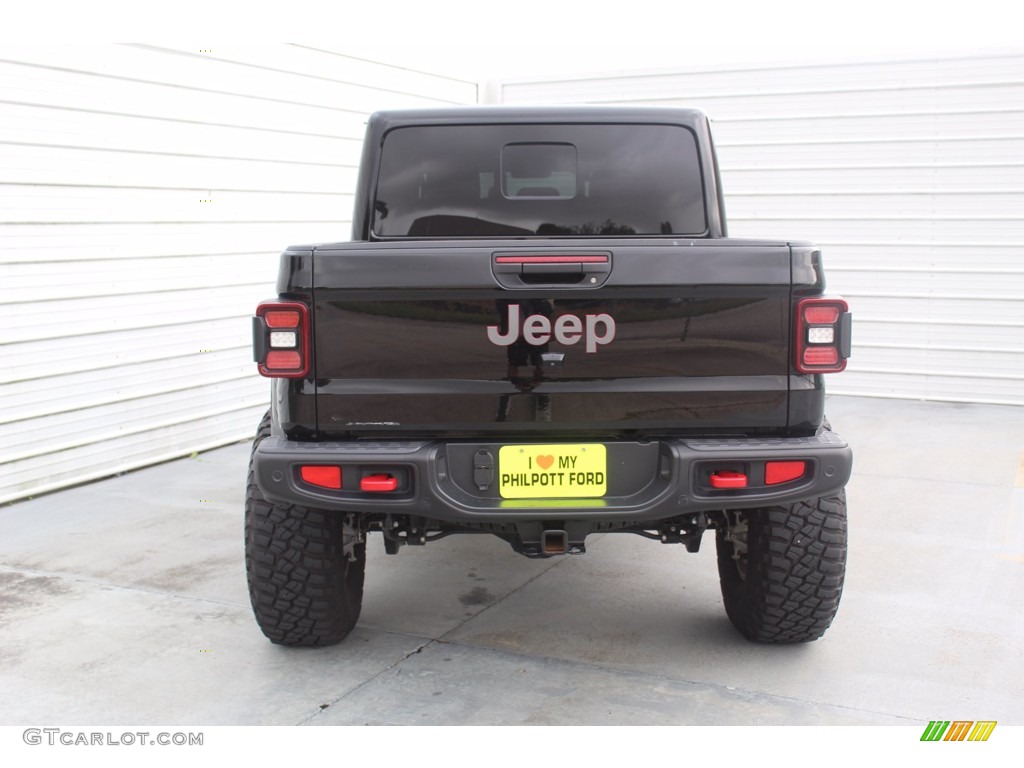 2020 Gladiator Rubicon 4x4 - Black / Black photo #9