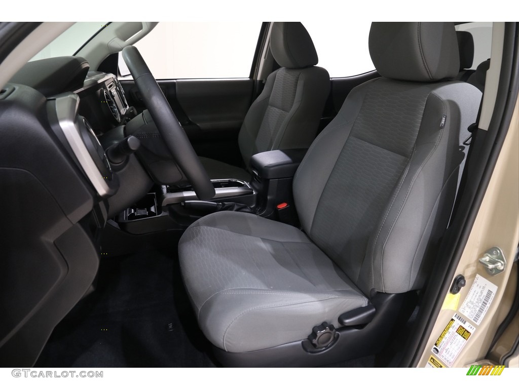 Cement Gray Interior 2016 Toyota Tacoma SR5 Double Cab Photo #138880604