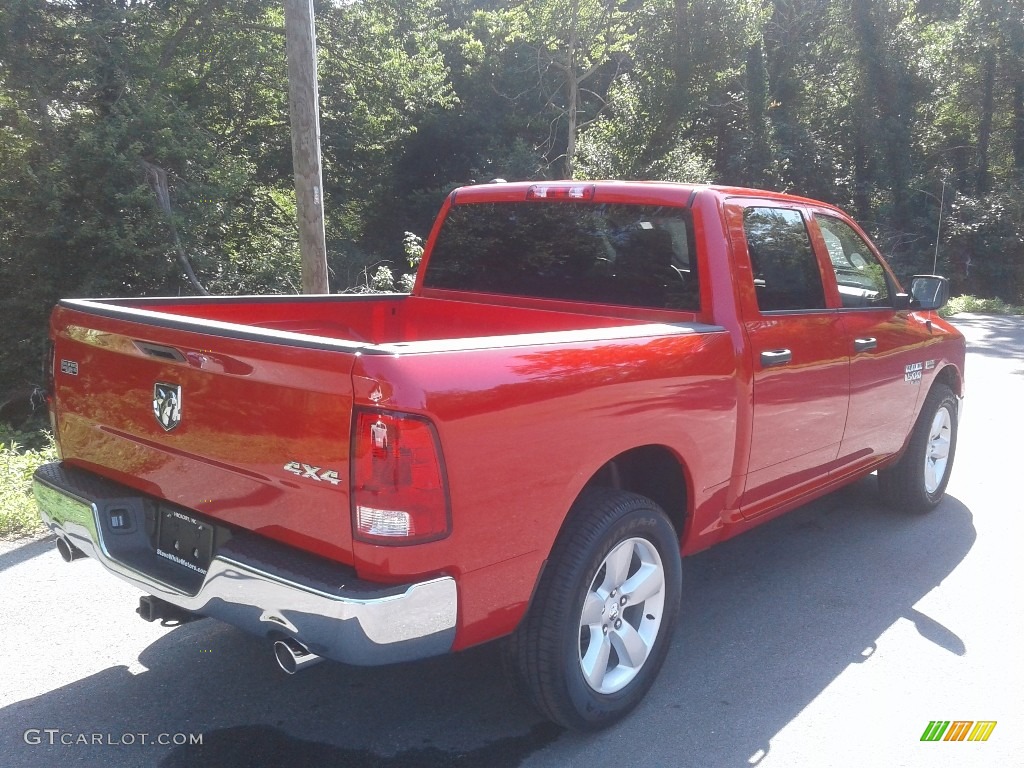 2020 1500 Classic Tradesman Crew Cab 4x4 - Flame Red / Black/Diesel Gray photo #7