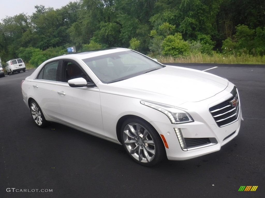 Crystal White Tricoat 2016 Cadillac CTS 3.6 Performace AWD Sedan Exterior Photo #138881120