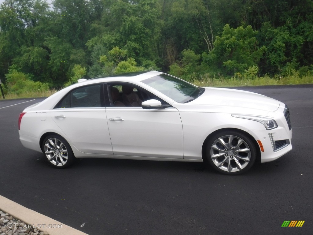 Crystal White Tricoat 2016 Cadillac CTS 3.6 Performace AWD Sedan Exterior Photo #138881141