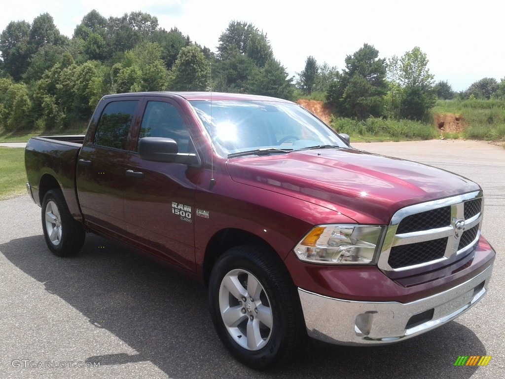 2020 1500 Classic Tradesman Crew Cab 4x4 - Delmonico Red Pearl / Black/Diesel Gray photo #4