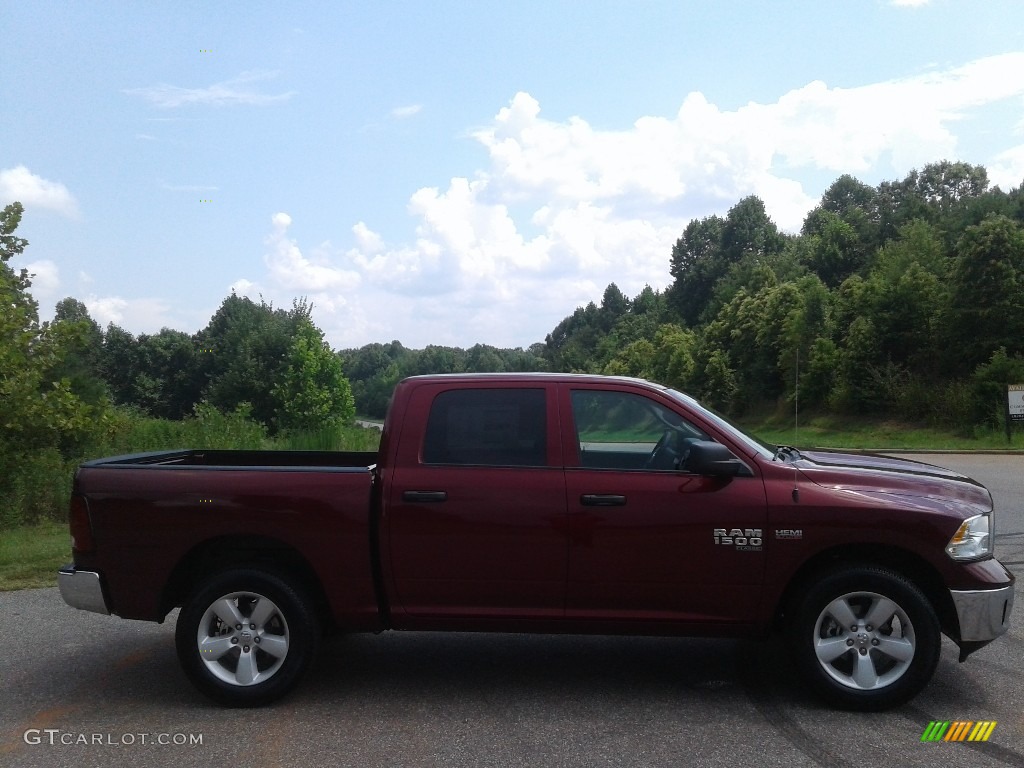 2020 1500 Classic Tradesman Crew Cab 4x4 - Delmonico Red Pearl / Black/Diesel Gray photo #5