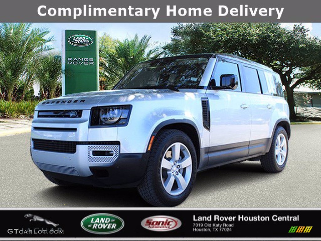 Indus Silver Metallic Land Rover Defender