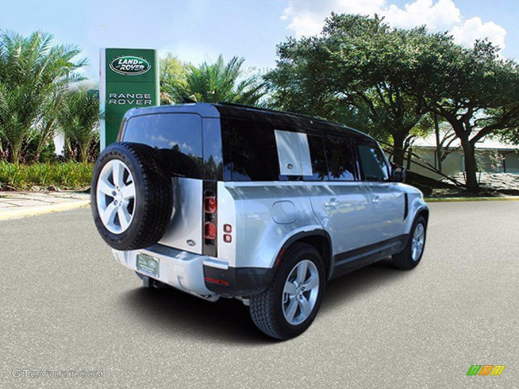 2020 Defender 110 First Edition - Indus Silver Metallic / Ebony photo #2