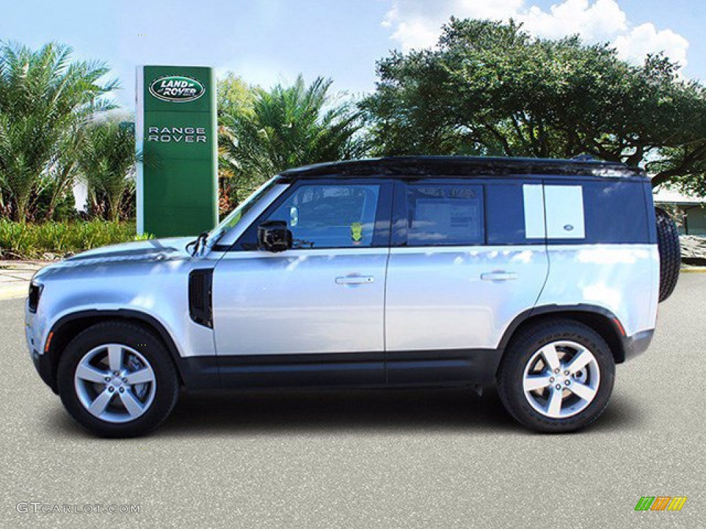 Indus Silver Metallic 2020 Land Rover Defender 110 First Edition Exterior Photo #138882884