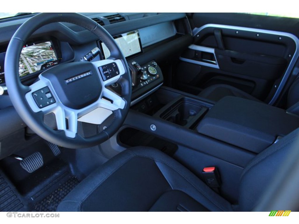 Ebony Interior 2020 Land Rover Defender 110 First Edition Photo #138883010