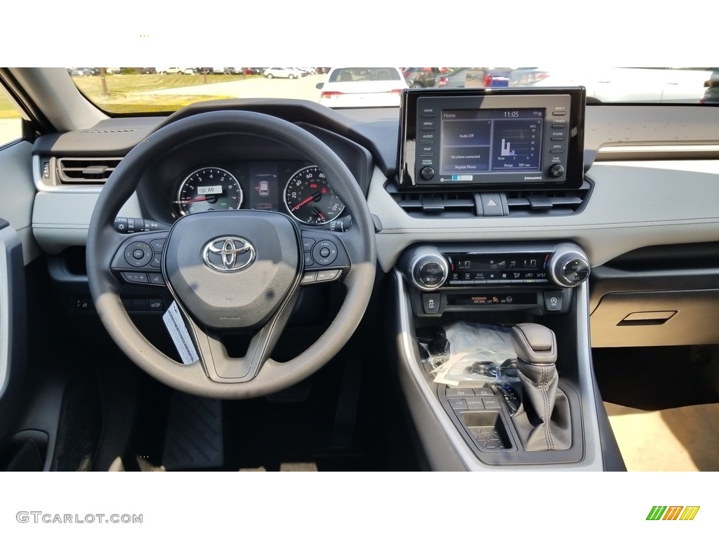 2020 Toyota RAV4 XLE Light Gray Dashboard Photo #138884795