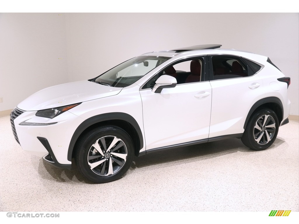 2020 NX 300 AWD - Eminent White Pearl / Rioja Red photo #3