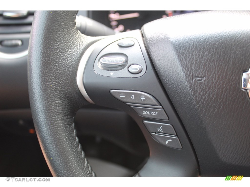 2017 Pathfinder Platinum - Magnetic Black / Charcoal photo #11