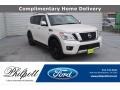 Pearl White 2017 Nissan Armada Platinum