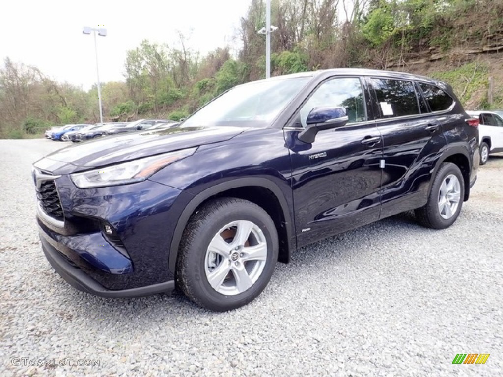 2020 Highlander Hybrid LE AWD - Blueprint / Graphite photo #7