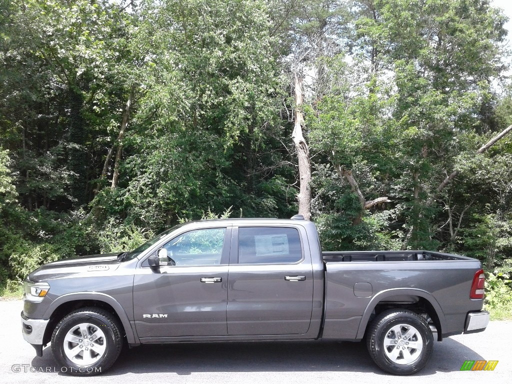 2020 1500 Laramie Crew Cab 4x4 - Granite Crystal Metallic / Black photo #1