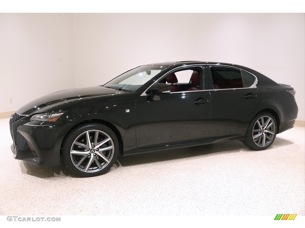 2017 GS 350 F Sport AWD - Obsidian / Rioja Red photo #3