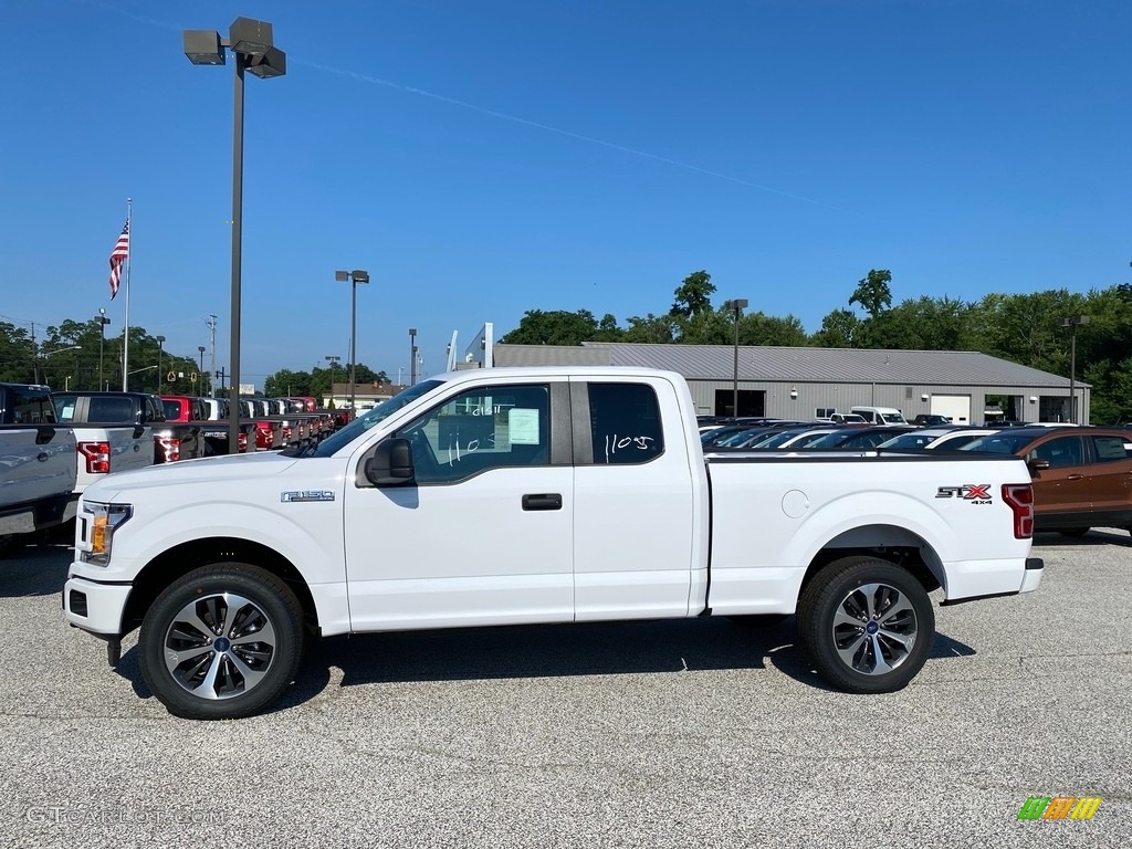 2020 F150 STX SuperCab 4x4 - Oxford White / Black photo #6