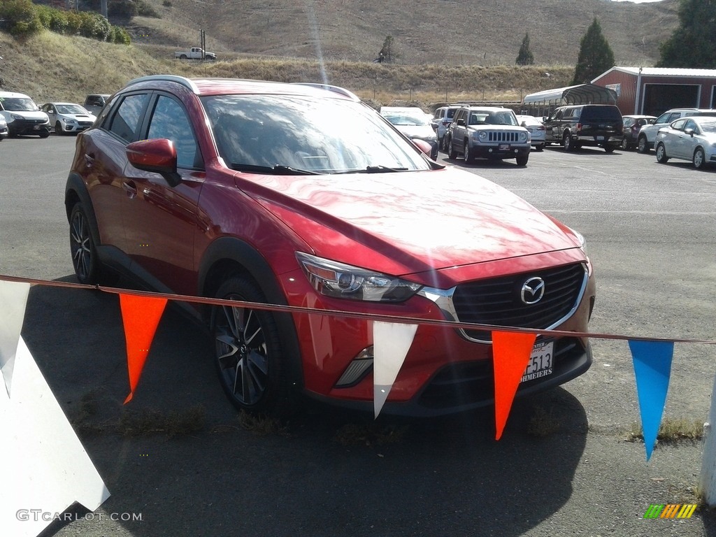 2018 CX-3 Touring - Soul Red Metallic / Black photo #1