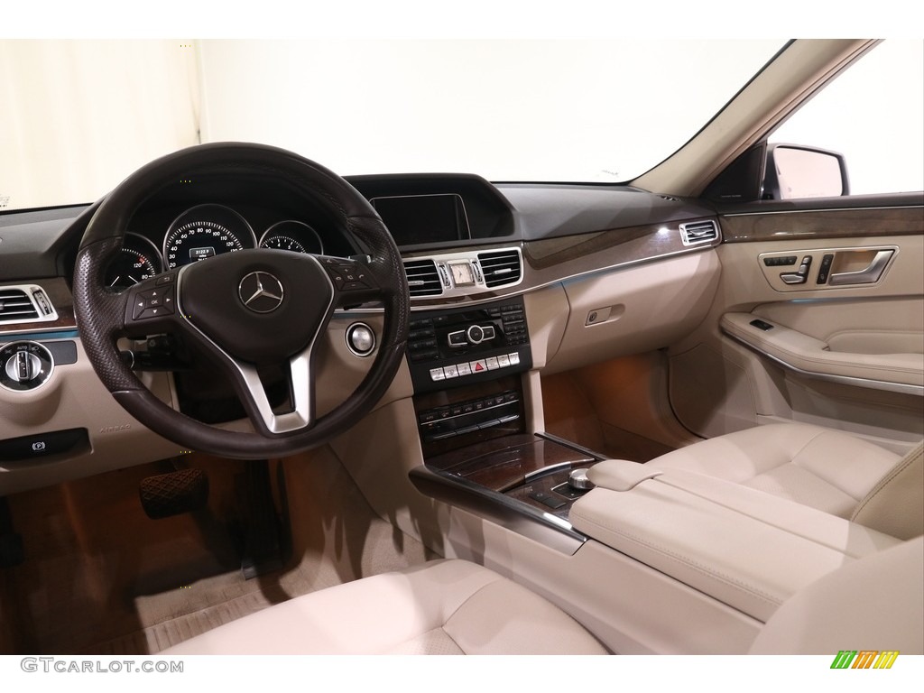 2014 E 350 4Matic Sedan - Paladium Silver Metallic / Silk Beige/Espresso Brown photo #8