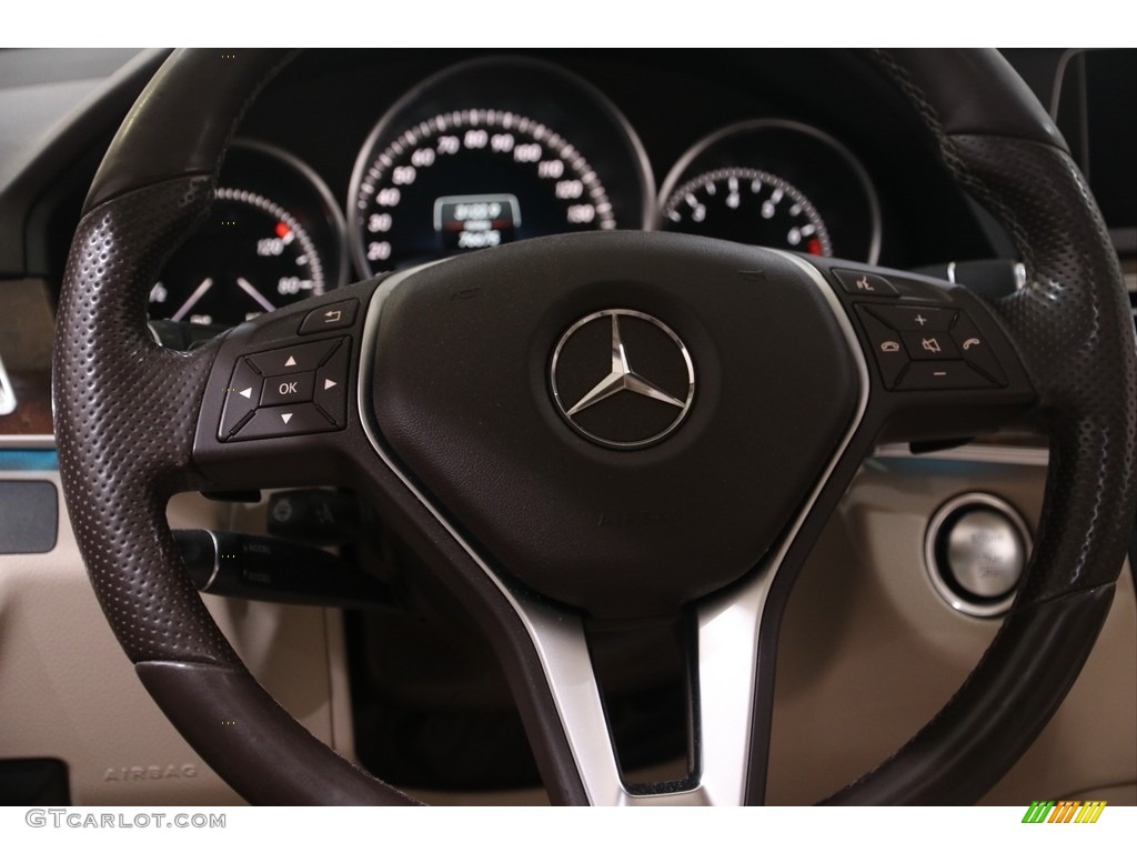 2014 E 350 4Matic Sedan - Paladium Silver Metallic / Silk Beige/Espresso Brown photo #9