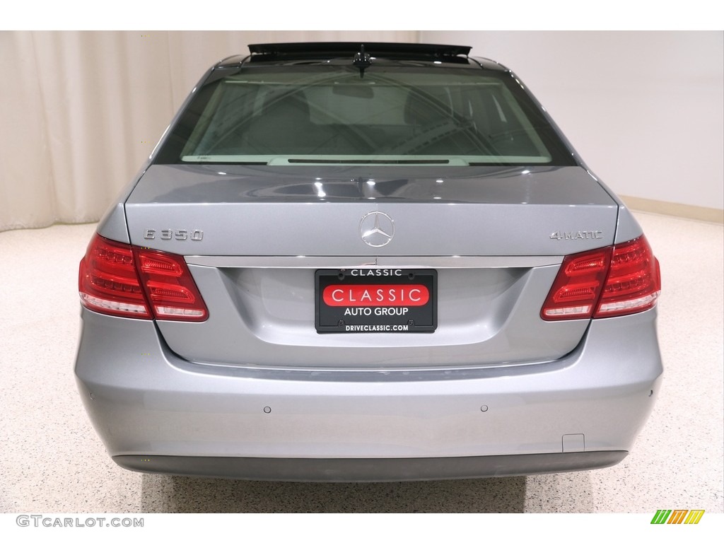 2014 E 350 4Matic Sedan - Paladium Silver Metallic / Silk Beige/Espresso Brown photo #31