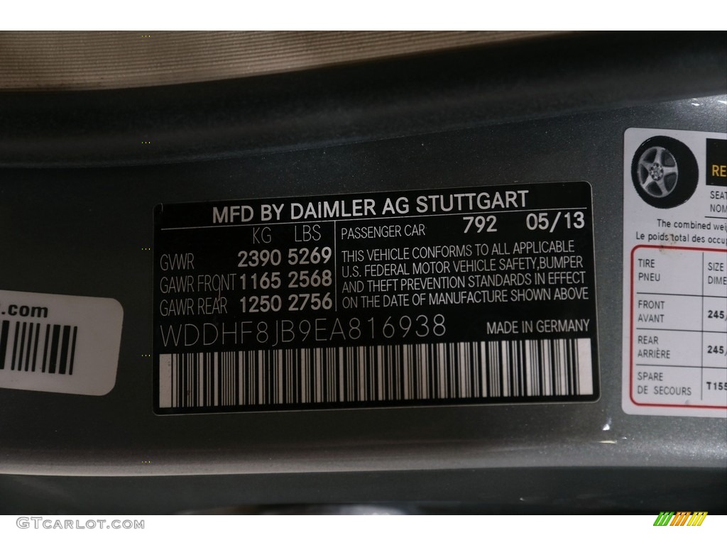 2014 E 350 4Matic Sedan - Paladium Silver Metallic / Silk Beige/Espresso Brown photo #34