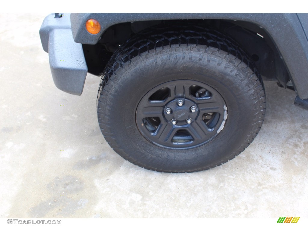 2015 Wrangler Unlimited Sport 4x4 - Anvil / Black photo #5