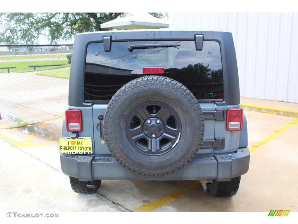 2015 Wrangler Unlimited Sport 4x4 - Anvil / Black photo #7
