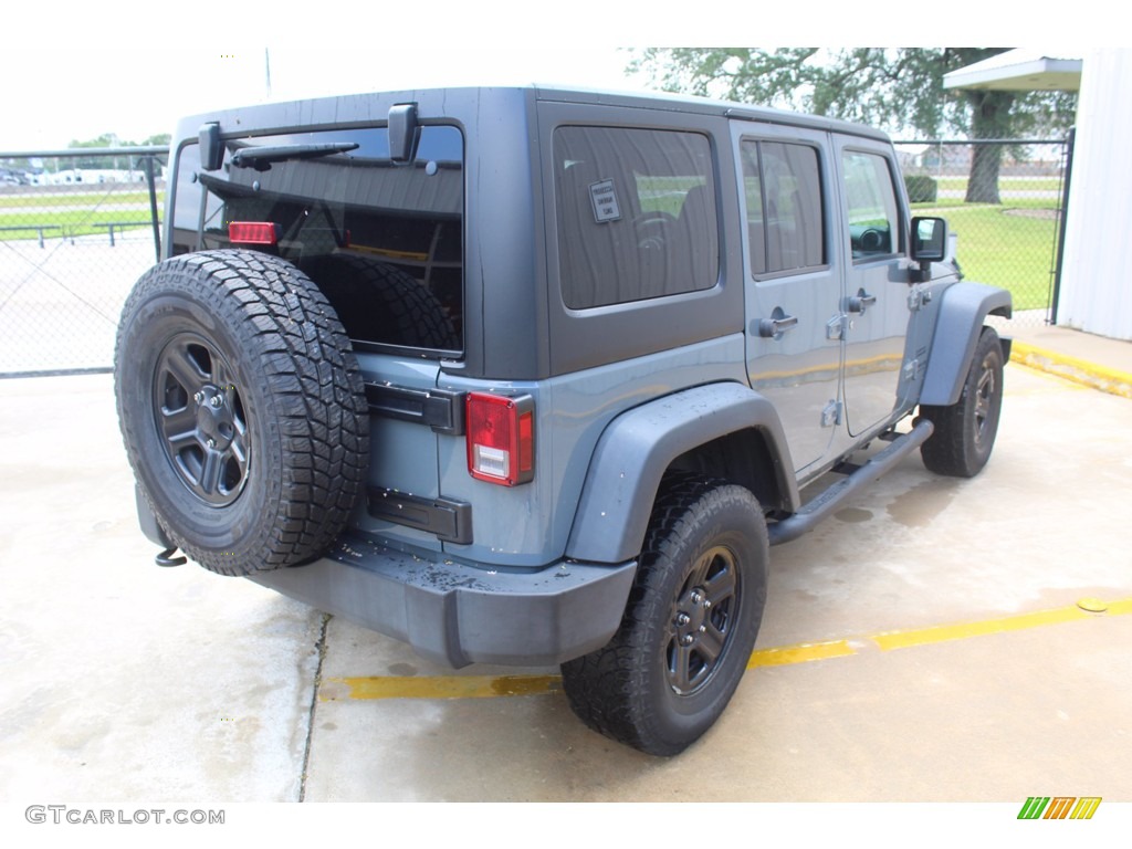 2015 Wrangler Unlimited Sport 4x4 - Anvil / Black photo #8