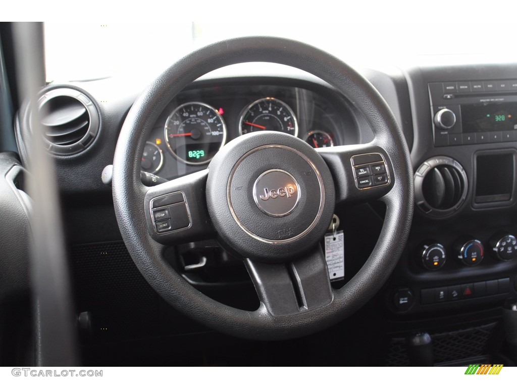 2015 Wrangler Unlimited Sport 4x4 - Anvil / Black photo #20