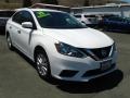 2019 Aspen White Tricoat Nissan Sentra SV #138801378