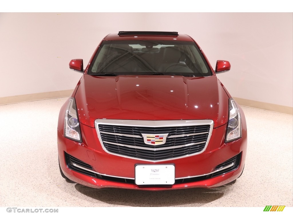 2017 ATS AWD - Red Obsession Tintcoat / Light Platinum w/Jet Black Accents photo #2