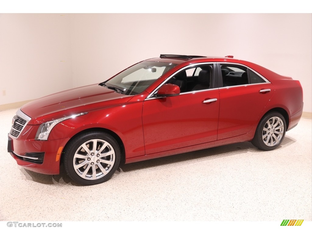 2017 ATS AWD - Red Obsession Tintcoat / Light Platinum w/Jet Black Accents photo #3
