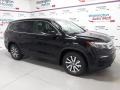 2020 Crystal Black Pearl Honda Pilot EX-L AWD  photo #2