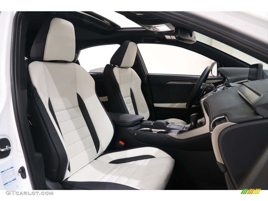 Arctic White Interior 2020 Lexus NX 300 F Sport AWD Photo #138895076