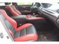 2015 Lexus LS Black/Scarlet Interior Front Seat Photo